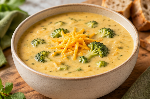 Illustrative cafe food photography for Panera Bread Soup Menu 2026: Cups, Bowls & Calories
